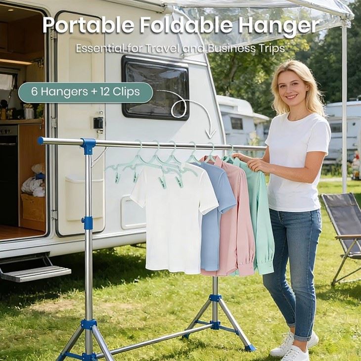 retractable travel hangers
